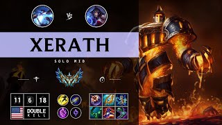 Xerath Mid vs Ahri  NA Challenger Patch 1413 [upl. by Htidirrem]