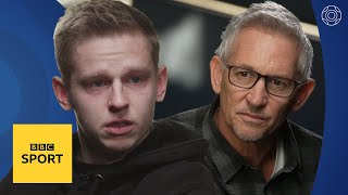 Zinchenko talks about war in Ukraine  extended Football Focus interview with Gary Lineker [upl. by Bostow]