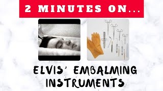 Were Elvis Embalming Instrument Auctioned Off Just Give Me 2 Minutes [upl. by Akilegna767]