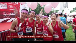 SingtelSingapore Cancer Society Race Against Cancer 2022 [upl. by Anaujnas93]