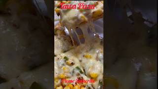 Tawa Pizza Recipe 🍕  Easy To Make 😋 10 Min  pizzalover shorts ytshorts ‎CookingwithHuda1 [upl. by Eaneg]