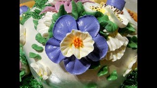 КАК ОКРАСИТЬ КРЕМ В ЯРКИЙ ЦВЕТ от SWEET BEAUTY СЛАДКАЯ КРАСОТА  Cake decoration [upl. by Ynnaj]