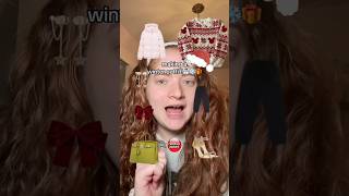 Making a Winter Outfit ☃️❄️🎁 youtubeshorts shorts winter short explore foryou fyp [upl. by Carhart]