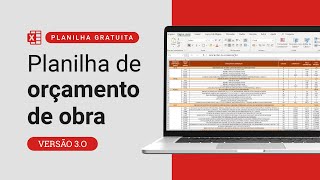 Planilha de Orçamento de Obra 30  Download Gratuito [upl. by Gaillard]