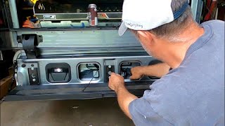 Installing lights into your Multi Pro tail gate  One beer job [upl. by Enidan510]