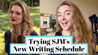 I Tried Sarah J Maas’s New Writing Schedule  Writing Experiment [upl. by Alimrahs]