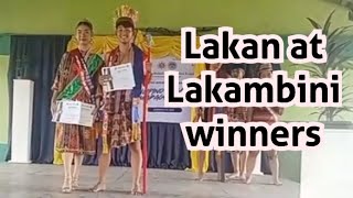 Lakan at Lakambini winners [upl. by Benedix]