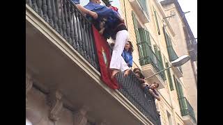 Pde4balcó XIIè Aniversari dels Castellers de la Vila de Gràcia 2009 [upl. by Reis832]