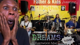 DREAMSFleetwood Mac COVER by FAMILY BAND  REACTION [upl. by Aniara]