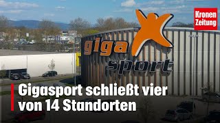 Gigasport schließt vier von 14 Standorten  kronetv NEWS [upl. by Damian]