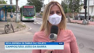 Nova empresa de ônibus faz trajeto CamposSão João da Barra [upl. by Jangro]