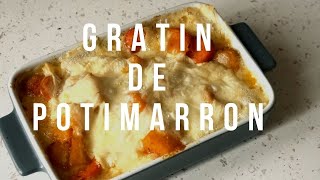 GRATIN POTIMARRON ET REBLOCHON  VEGETARIEN [upl. by Hujsak]