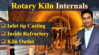 Rotary Kiln Internal  Detail overview about Inlet Chamber Inside Refractory amp Outlet Tip Casting [upl. by Sausa]