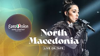 Andrea  Circles  North Macedonia 🇲🇰  Live On Tape  Eurovision 2022 [upl. by Ydnic]