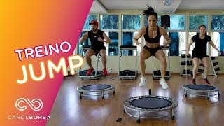 Aula completa de JUMP para queimar calorias  Carol Borba [upl. by Dnalyk]