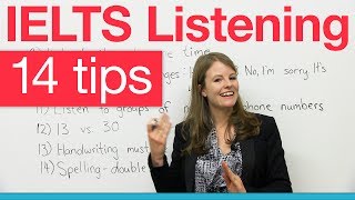 IELTS Listening  Top 14 tips [upl. by Immak]