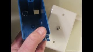 Coax Outlet Installation  How To [upl. by Goldner333]