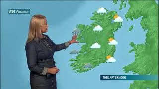 Weather forecast with RTEs Helen Curran for Monday 14th September [upl. by Ricardo990]