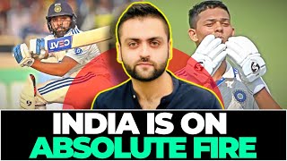 Rohit Sharma Jaiswal gives India FIERY Start  India vs Bangladesh [upl. by Ahsimik]