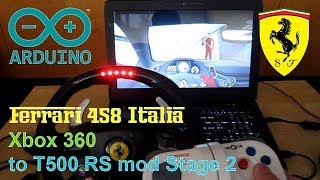 Thrustmaster Ferrari 458 Italia shift lights mod [upl. by Hines]