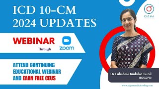 ICD 10 CM 2024 Coding Changes  Webinar [upl. by Anyalram]