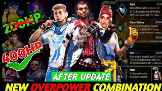 FF CHARACTERS 410 😱😱HP CHARACTER COMBINATION AFTER OB46 UPDATEXYANE CHARACTER COMBINATION 😯🧐 [upl. by Llemmart]