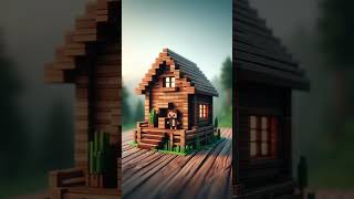 Minecraft Wooden Tiny House Design Ideas [upl. by Shien]