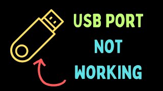 How to Fix USB Port Not Working in Windows 11 [upl. by Dannie]