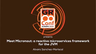 Meet Micronaut a reactive microservices framework for the JVM [upl. by Elletnahs]