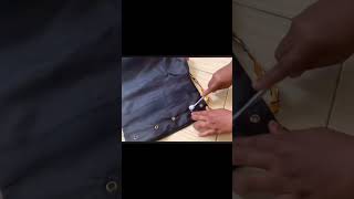 Fixing Eyelets without the Eyelet Machine corset sewingtutorial howtosew [upl. by Brockie]