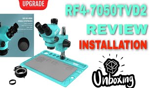 RF4 Microscope  RF7050TVD2 Review  RF4 Microscope Setup [upl. by Nosbig]