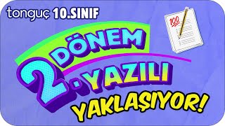 2 DÖNEM 2 YAZILILAR YAKLAŞIYOOOR 📢 [upl. by Nnairam]