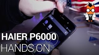 Haier P6000 Phablet Hands On at CES 2014 [upl. by Adeline323]