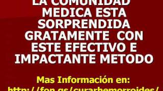 Milagroso Metodo para Curar Hemorroides Aún las mas Dificiles [upl. by Story]