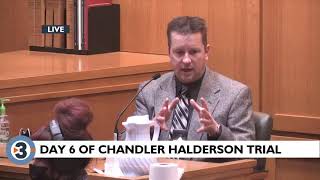 Day 6 of Chandler Halderson homicide trial [upl. by Dnomyar]