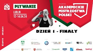 1F  Akademickie Mistrzostwa Polski w pływaniu  Lublin 2024 [upl. by Durward]