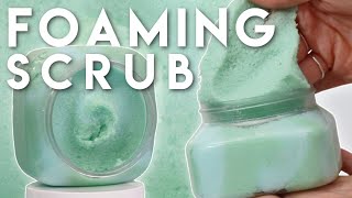 How to Make an Easy Minimal Ingredient Foaming Sugar Scrub  Free Recipe [upl. by Niu672]