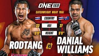 Muay Thai In 4Ounce Gloves Is Wild 💥🤯 Rodtang vs Danial Williams [upl. by Ailehs]