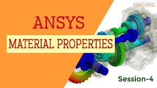 ANSYSAssigning Materials amp their Properties [upl. by Torrlow162]