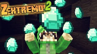 AVENTURA DIAMANTITO  Z EXTREMO 2  SURVIVAL MINECRAFT LETS PLAY MCPE CAPITULO 06 [upl. by Yrgoerg]