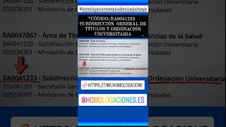 homologacionesequivalenciasjustasya https tme  homologacione [upl. by Llenaej829]