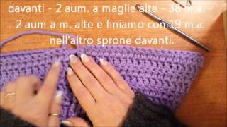 Il sacco nanna alluncinetto per bebè prematuri e non  tutorial uncinetto [upl. by Aennaej]