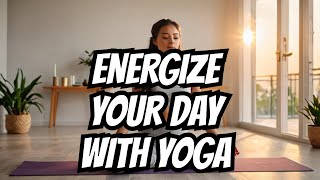 ENERGIZING MORNING YOGA 15 MIN [upl. by Quinlan808]