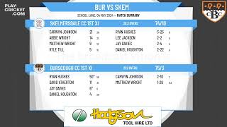 Burscough CC 1st XI v Skelmersdale CC 1st XI [upl. by Kiersten]