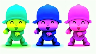 Baby Learn Colors With Talking Pocoyo Colors Reaction Compilation Funny Educational Video [upl. by Querida]