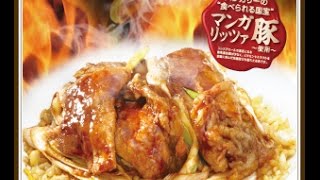 大阪王将の「絶品肉やきめし」 Fried rice topped with Mangalitza saute [upl. by Yrrum]