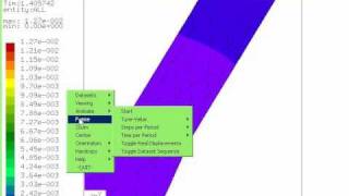 GMSH  CalculiX Modal Analysis [upl. by Ysnat]