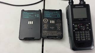 Kenwood d74 aftermarket battery tip [upl. by Hcra206]