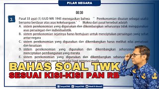 SOAL TWK TERLENGKAP SESUAI KISIKISI MENPAN RB [upl. by Ynaitirb]