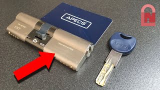 “The Most Secure Euro Cylinder Available in the UK”  Apecs AP Picked [upl. by Atekram]